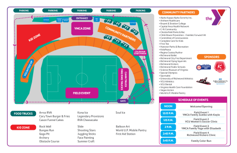 Healthy Kids Day 2023 Map