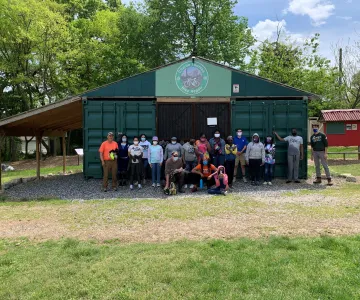 Y Achievers pose at Bellemeade