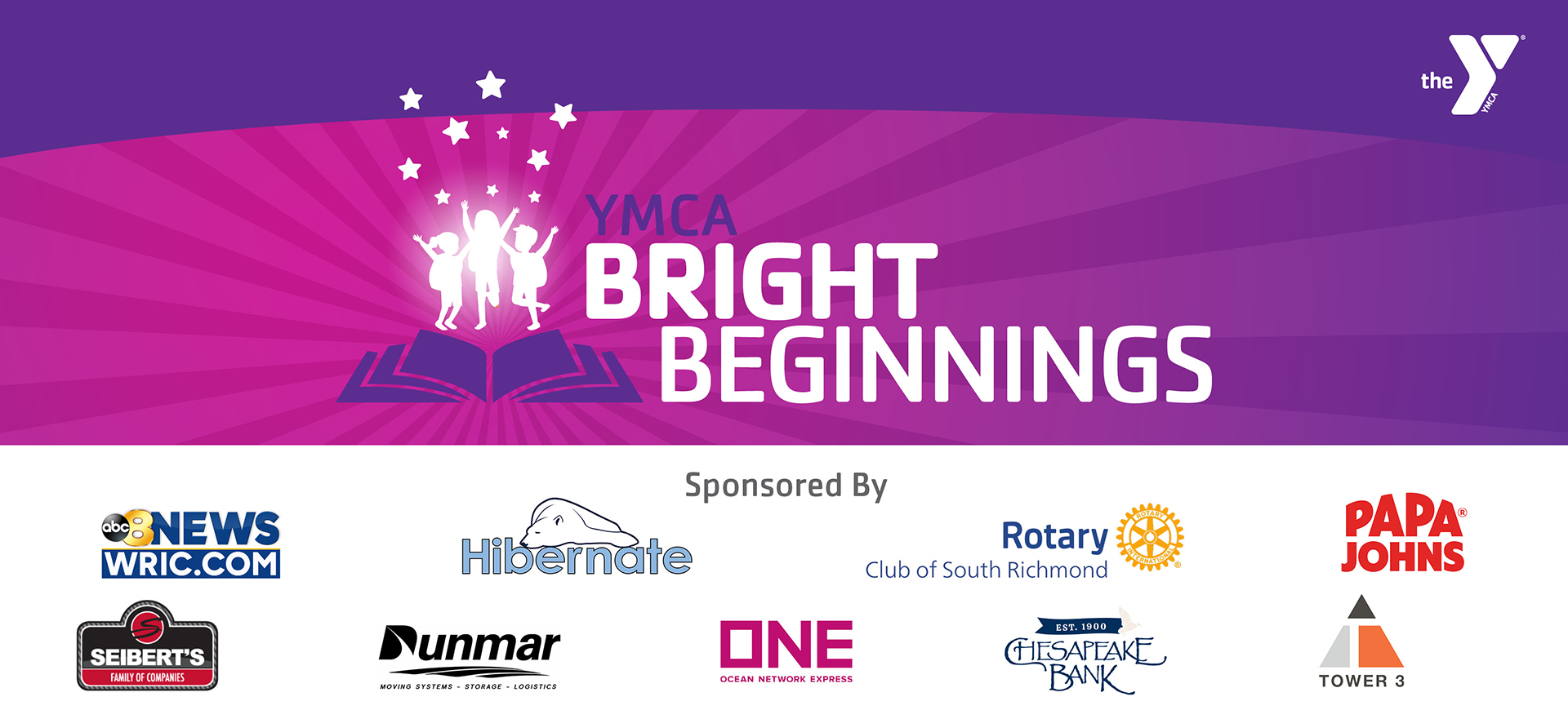 Bright Beginnings 2026 sponsor header